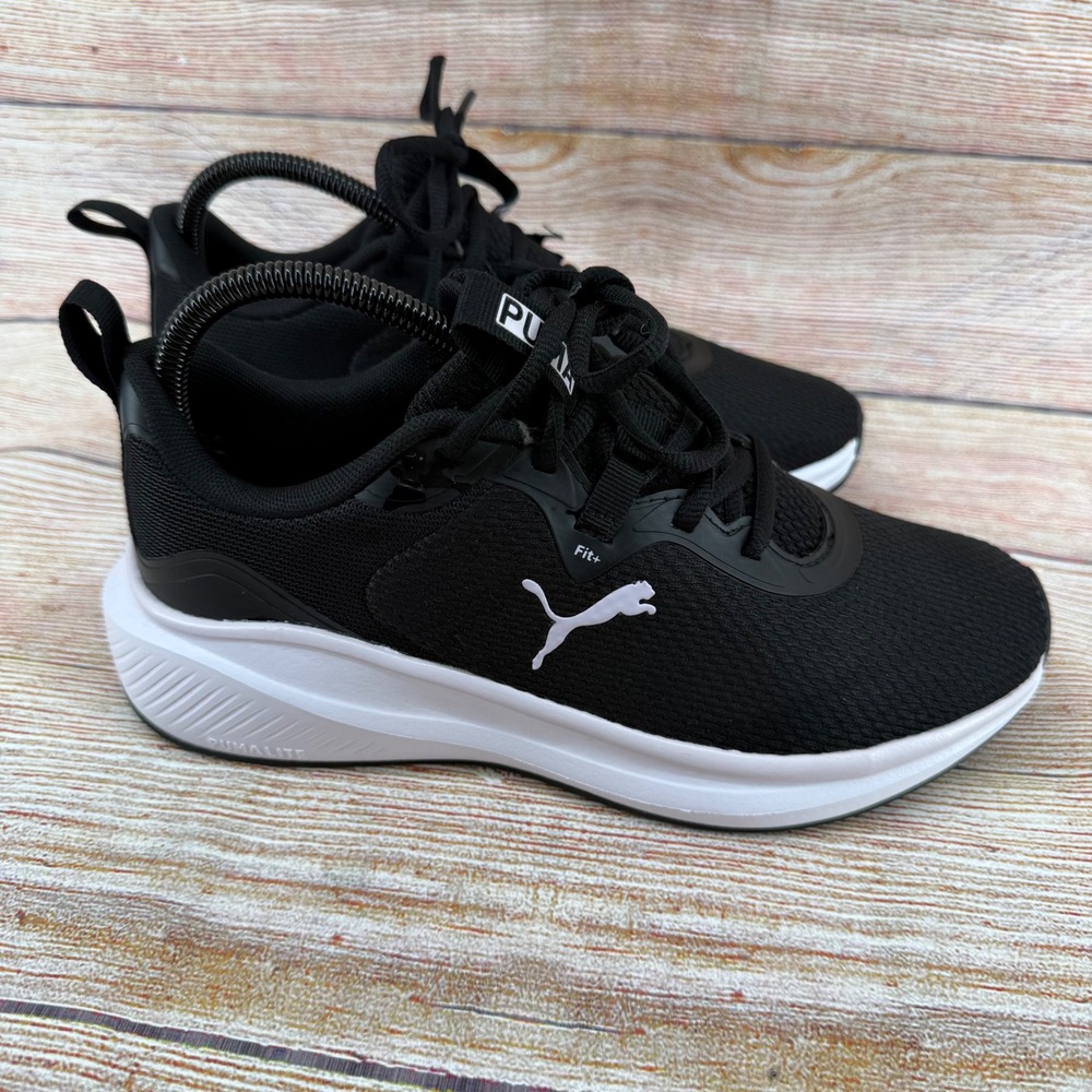 Puma Skyrocket Womens Black White Running Sneakers 312395-02 US 8.5‎